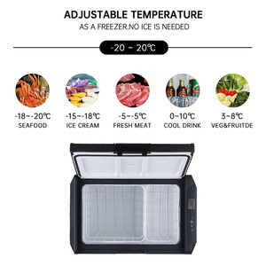 12V 24V AC Tool Battery Camping Outdoor Solar Charging Portable Car <b>Refrigerator</b> Fridges Portable Car <b>Refrigerator</b> - Product Image 2