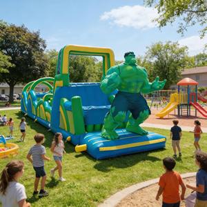 Castillo Inflable con Obstáculos Temáticos <span class=keywords><strong>de</strong></span> Anime - Material <span class=keywords><strong>de</strong></span> PVC Ecológico, Soporta >500 kg, Uso en Exteriores - Product Image 6