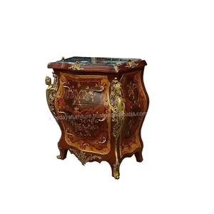 Fabricantes venda de fonte bem marquetry antiguidade commode francês commode de madeira antigo gabinete