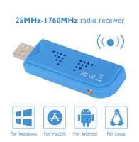 Récepteur TV USB 2.0 DAB FM RTL2832U R828D SDR RTL A300U 25 MHz-1760 MHz, tuner de fréquence avec antenne