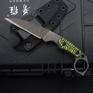 มีดอเนกประสงค์ ML M5 DIY OEM ปรับแต่งได้ สำหรับการเอาชีวิตรอด การล่าสัตว์ ด้ามจับ G10 ใบมีดสแตนเลสคมตรง ด้ามจับตรง - Product Image 4