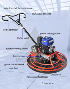Machine vibrante concrète de truelle de puissance d'hélicoptère concret à grande vitesse à vendre - Product Image 5