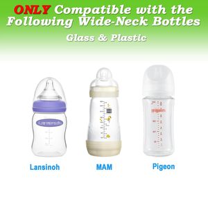 (9 pièces) Bouchons de bouteilles de voyage et couvercles de rangement de remplacement pour bouteilles <span class=keywords><strong>Lansinoh</strong></span> MAM, étanchéité des boissons - Product Image 2