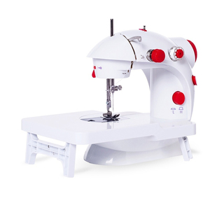 Machine à coudre miniature <span class=keywords><strong>VOF</strong></span> FHSM-202, 2 vitesses, double fil, électrique portable avec lumière, coupe-fil, pédale, machine à coudre domestique - Product Image 4