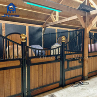 Portes d'entrée permanentes Écuries en bambou Écuries Préfabriquées Cheval Équestre Écurie Fronts