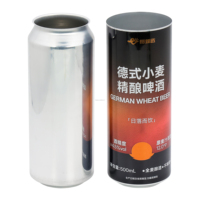 Canettes de bière en aluminium vides de 500 ml prêtes à être expédiées - Prix avec couvercles standard
