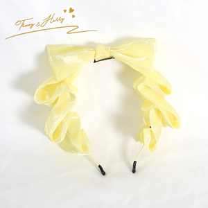 Diadema de Pelo con Hilo Estilo Lolita Japonesa de Tracy & Herry, Lindo Accesorio para el Cabello Estilo Chino, Diadema con Lazo - Product Image 6