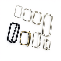 Boucles de ceinture imperméables, glissières métalliques pour sangle de sac à main, glissières à trois voies, ajusteur pour sac, accessoires de vêtement DIY