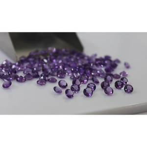 Gema de Amatista Africana Natural de 3 mm y 0.101 Ct, Corte Brillante Redondo, para Joyería - Product Image 1