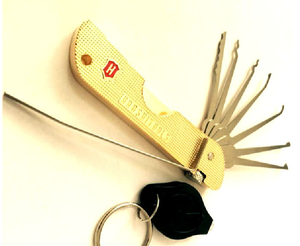 Haoshi Công Cụ Gấp Opvouwbare 7 Màu Sắc Để Lựa Chọn Đèn LED Ổ Khóa Jackknife Jack Dao Khóa Chọn - Product Image 4