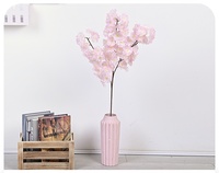 Branche de cerisier artificielle, fleur de cerisier, fleur de sakura, décoration murale intérieure, plafond, branches d'arbre, fleurs