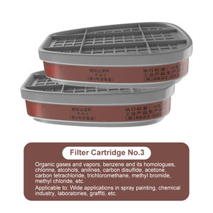 Cartouche filtrante anti-toxique au charbon actif, boîte filtrante anti-poussière, respirateur et <span class=keywords><strong>masque</strong></span> résistant aux produits chimiques - Product Image 2