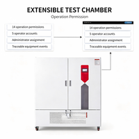 Chambre d'essai de stabilité ICH programmable 1000L avec température, humidité et lumière UV pour test d'âge des matériaux pharmaceutiques