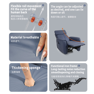 Kursi <span class=keywords><strong>Sofa</strong></span> longgar Modern, kursi malas panas dan pijat untuk ruang tamu Single double triple - Product Image 4