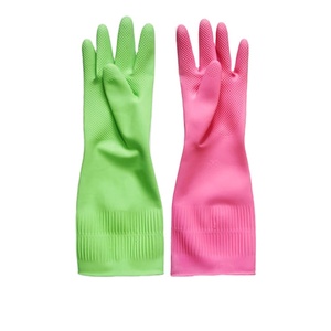 Jingyulan — <span class=keywords><strong>gant</strong></span> en latex, argenté ou <span class=keywords><strong>rose</strong></span>, Long, pour le ménage, (CE), 38cm, échantillon gratuit - Product Image 1