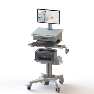 Chiều cao có thể điều chỉnh Bệnh viện Y tế xe đẩy y tế máy tính bảng Xe đẩy bệnh viện cho phòng khám Nha khoa Ergonomic xử lý y tế trolly - Product Image 1