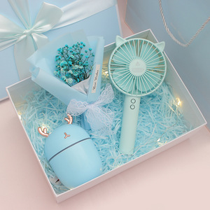 4 in 1 Set <span class=keywords><strong>regalo</strong></span> promozionale aziendale ventilatore elettrico, umidificatore, ombrello, tazza di Thermos <span class=keywords><strong>idee</strong></span> <span class=keywords><strong>regalo</strong></span> Creative <span class=keywords><strong>per</strong></span> le donne ragazza unisex <span class=keywords><strong>regalo</strong></span> di natale set <span class=keywords><strong>per</strong></span> ex - Product Image 4