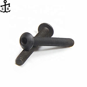 ISO7380 Custom Black 10.9 Grade Hex <strong>Socket</strong> Allen Key Button Head Bolts with Metric Inch Sizes Coarse Fine <strong>Thread</strong> Machine Screws - Product Image 6