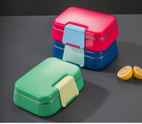 Boîte à lunch isotherme en acier inoxydable 304 - 3 compartiments pour enfants/étudiants, hermétique pour adultes