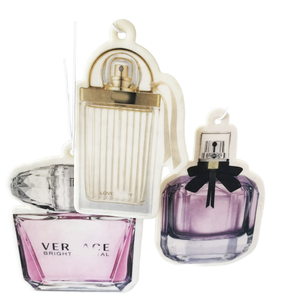 Diffuseurs de parfum pour voiture suspendus personnalisés en gros, coton absorbant, évaporation naturelle, papier longue durée, freesia, poire, rose - Product Image 4