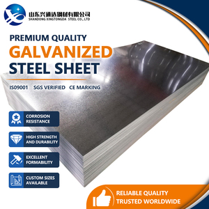 SGCH SS400 Hot Dip Galvanized Z80 G/sqm 0.50mm Galvanized Steel Sheet with Excellent Corrosion Resistance - Product Image 1