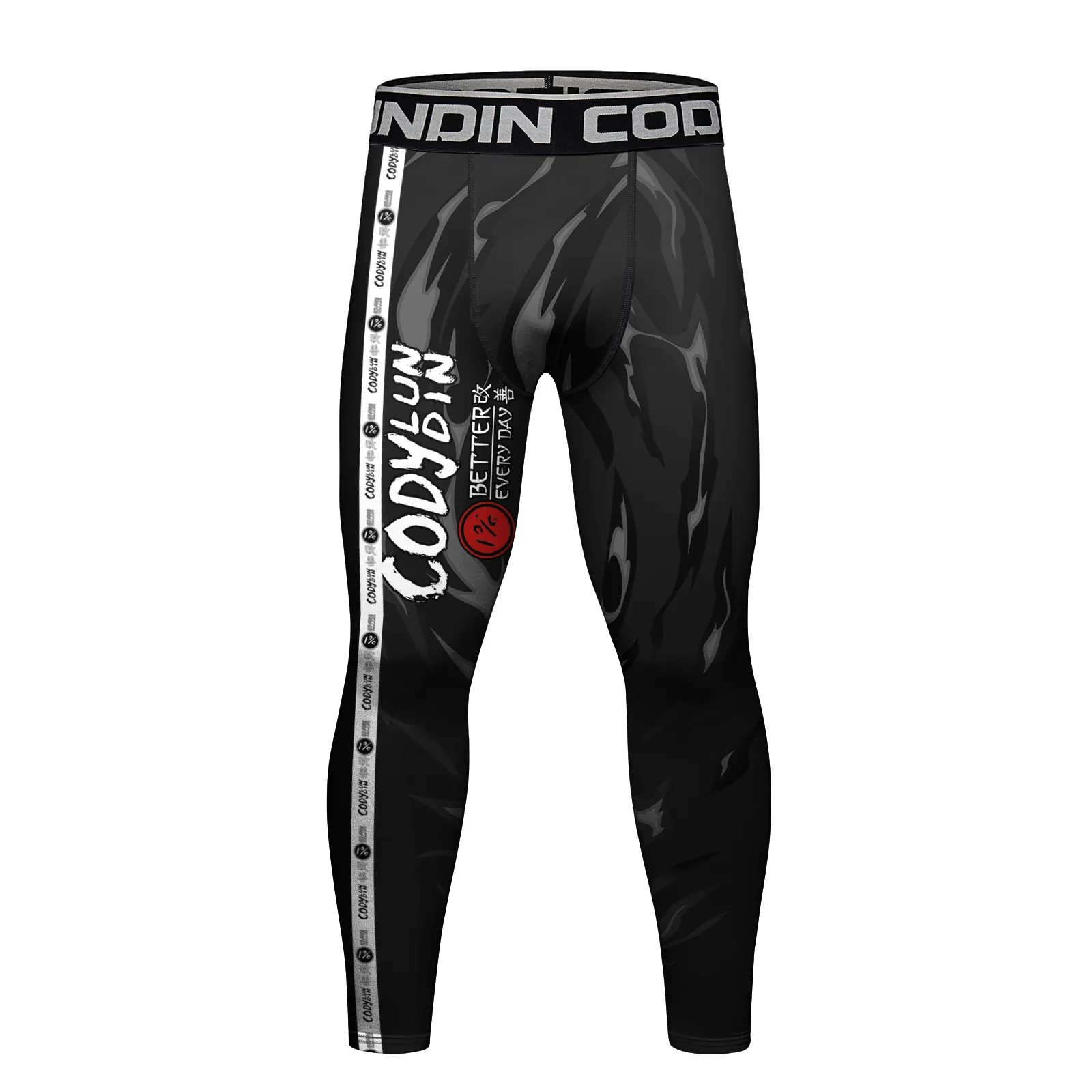 Cody Lundin Sublimated Stretchable sportswear legging Active Wear Wholesale Workout Sport Gym Athleisure High Waist Men Tights