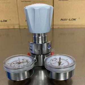 NAI <strong>LOK</strong> 3500psi Single Stage Pressure Regulator Inlet with Needle Valve Outlet 250psi Nitrogen Pressure Reducing Valve - Product Image 2