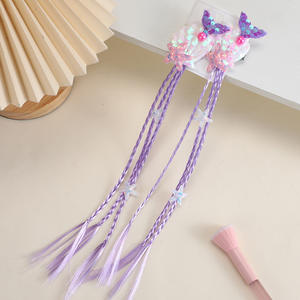 กิ๊บติดผมประดับเลื่อมรูปเปลือกหอยน่ารักสำหรับเจ้าหญิงสาว เครื่องประดับผมแบบถักเปีย - Product Image 6