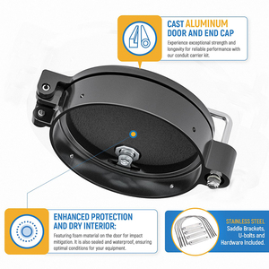 7054900 transrack ống dẫn tàu sân bay sản phẩm phổ ống dẫn tàu sân bay Kit phù hợp với 4in <span class=keywords><strong>PVC</strong></span> Ống RV Ống Thoát Nước ống lưu trữ - Product Image 4