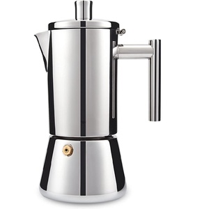 Caffettiera <span class=keywords><strong>Moka</strong></span> a Doppio Strato in Acciaio Inox 304 con Design Isolante e Beccuccio per Caffè Espresso - Product Image 2