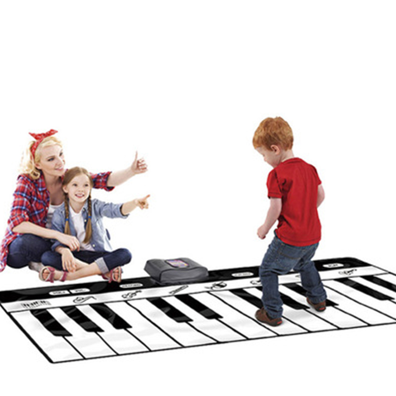 Tapis de sol pour enfants, clavier de danse électronique, 4/24 touches, pour Piano