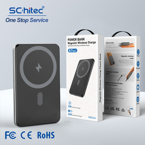 Hot Selling Magnetic Wireless Power Bank 5000mah 15w Type c 20W Wired 2 in 1 Magnetic Power Bank for iphone - Product Image 1