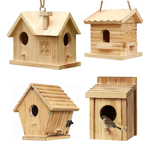 Aangepaste Groothandel Van Verschillende Stijlen Van Houten Vogelhuisjes Geschikt Voor Outdoor Bekijken Van Vogels In Houten Vogelhuisjes - Product Image 1