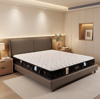 Matelas de chambre à coucher orthopédique confortable et silencieux, taille Queen, matelas moderne en latex naturel à ressorts ensachés