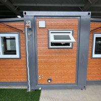 Maison conteneur préfabriquée moderne, mobile, extensible, de haute qualité, pliable, à double aile, 40FT 20FT