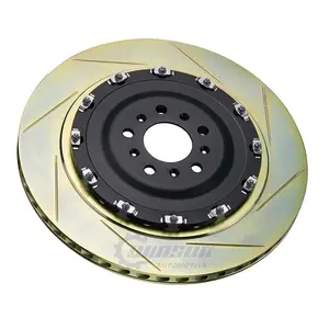 Pièces de voiture modifiées disque de frein de course rotors réaffectés à fente disque 300*27mm