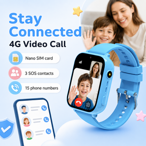 Smartwatch per Bambini con Videochiamata 4G, Tracker, Corpo Leggero, <span class=keywords><strong>Facile</strong></span> Utilizzo, OEM ODM, Logo Personalizzato, Vendita all'Ingrosso - Product Image 2