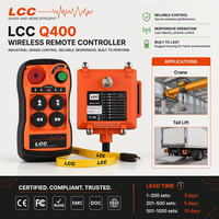 Télécommande sans fil pour grue LCC Q400 IP65, 4 boutons, équipement de levage électrique industriel, télécommande pour palan électrique sans fil