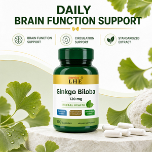 ผู้ผลิตอาหารเสริมใบแปะก๊วยยี่ห้อ Shecome สำหรับบำรุงสมองและการไหลเวียนโลหิต บรรจุ 100 แคปซูลใบแปะก๊วย - Product Image 4