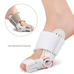 Attelle pour <span class=keywords><strong>Hallux</strong></span> <span class=keywords><strong>Valgus</strong></span> à Deux Trous, Redresseur d'<span class=keywords><strong>Hallux</strong></span> <span class=keywords><strong>Valgus</strong></span>, <span class=keywords><strong>Correcteur</strong></span> de <span class=keywords><strong>Hallux</strong></span> <span class=keywords><strong>Valgus</strong></span>, Réglable, Redresseur de Pouce - Product Image 2