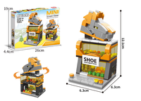 Modelo de Edificio Comercial Urbano en Miniatura para Niños, Juguete de Construcción DIY para Niños y Niñas de 5 a 7 Años