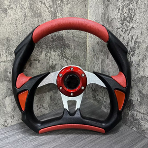 <span class=keywords><strong>Volant</strong></span> de course universel OEM pour voiture, en forme de D, à fond plat, en cuir PU modifié, pour le <span class=keywords><strong>drift</strong></span> - Product Image 2