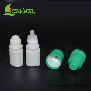 Flacon compte-gouttes plat en PE de 2,5 ml Ecannal, anti-fuite, inodore, avec bouchon en PP résistant aux enfants et insert en PE pour liquides - Product Image 2