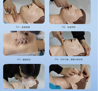 Mannequin de simulation de RCP demi-corps de haute qualité avec retour vocal et voyants lumineux – Modèle d'entraînement pédagogique