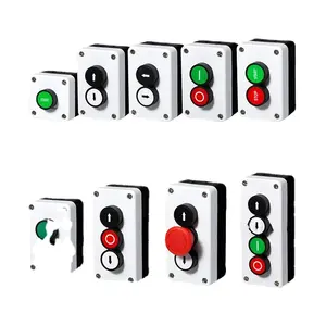 With arrow symbol start stop self sealing waterproof button switch emergency stop industrial handhold control box