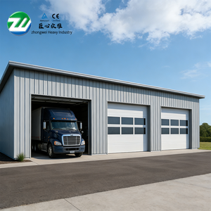 פלדה בניין מד אור מגולוון מחסן מוסך מינימליסטי התקנה קלה באיכות גבוהה 5 + בניין משרדים - Product Image 1