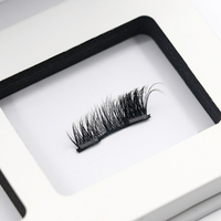Cils Magnétiques Individuels 3D en Vrac Marque Blanche, Kit Complet de Faux Cils en Vison Magnétiques avec Boîte d'Emballage