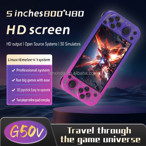 Consola de juegos Doodle portátil G50V con sistema Linux, tarjeta de memoria de 64G, más de 15.000 juegos, 3 Joystick, enlace WiFi para Versus Play - Product Image 2
