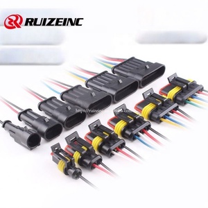 <span class=keywords><strong>1</strong></span>,5 Serie <span class=keywords><strong>1</strong></span> 2 3 4 5 6 Pin Way Macho Hembra AMP Coche Cable eléctrico Conector Enchufe Auto Automotriz Conector - Product Image 1