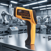 Multi Functional Small Plastic Infrared Thermometer GM1850 with LCD Display